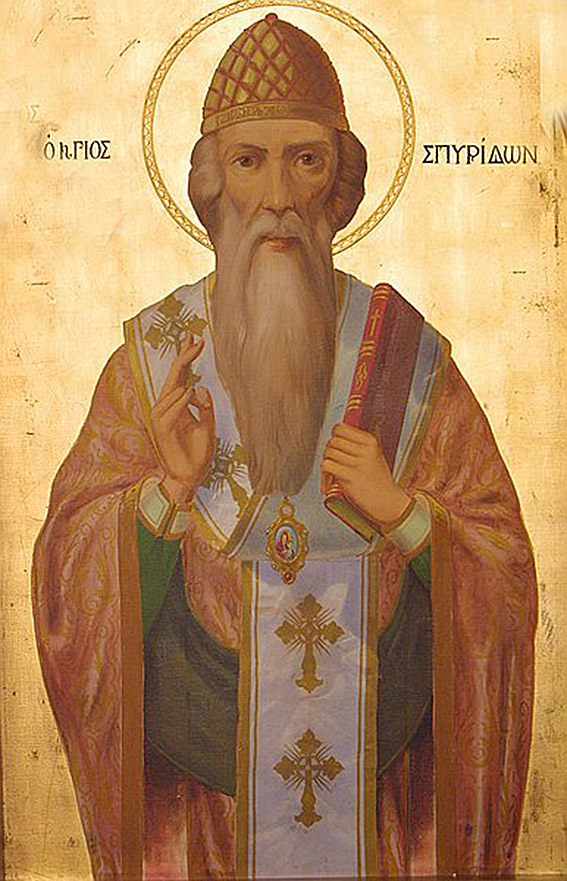 Спиридон Тримифунтский, икона, icon, Spyridon of Trimythus, Saint Spiridon of Trimythus