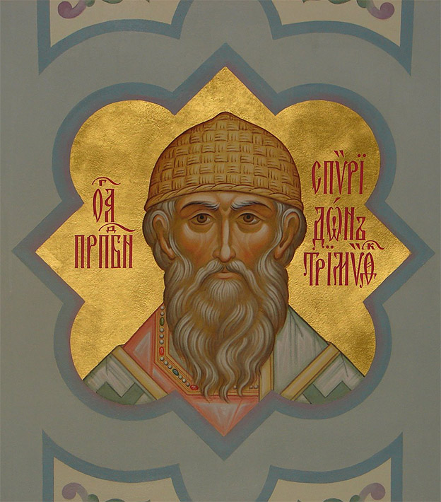 Спиридон Тримифунтский, икона, icon, Spyridon of Trimythus, Saint Spiridon of Trimythus